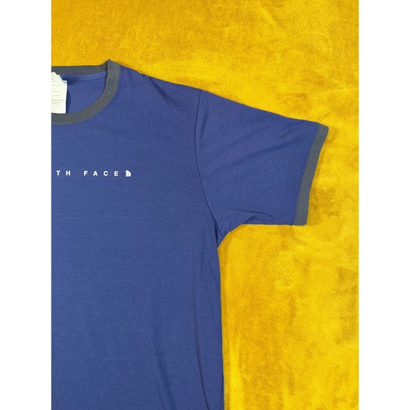 The North Face Mens XL Gray Blue Short Sleeve T Shirt VaporWick Polyester - Picture 3 of 14